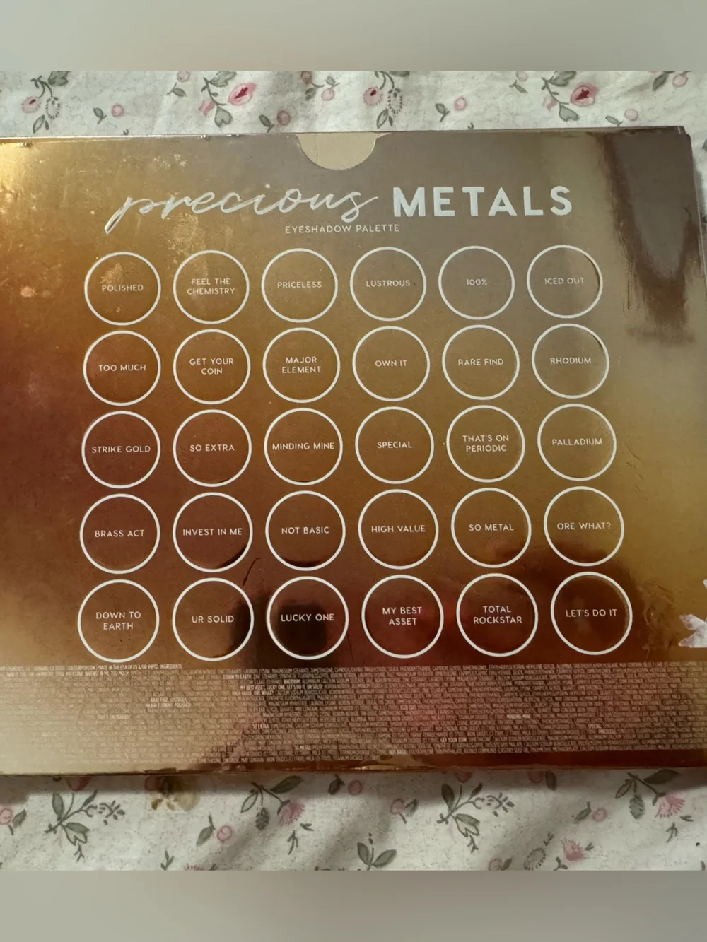 ColourPop Precious Metals Eyeshadow Palette - Rose Gold & Copper